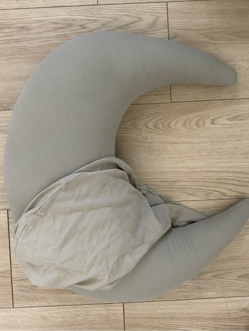 Snuggle me organic nursing pillow and matching cover